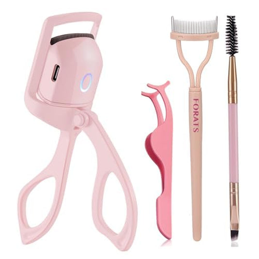 Transform Your Look with the FORATS Electric Heated Eyelash Curler - Featuring 3 Adjustable Heating Modes for Stunning, Natural Lashes