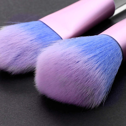 Unleash Your Inner Unicorn with Our Irresistible Makeup Brush Set Featuring Crystal Accents for Flawless Application